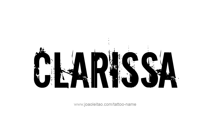 Tattoo Design Name Clarissa   