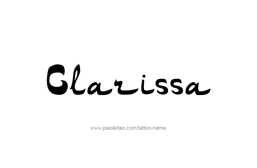 Tattoo Design Name Clarissa   