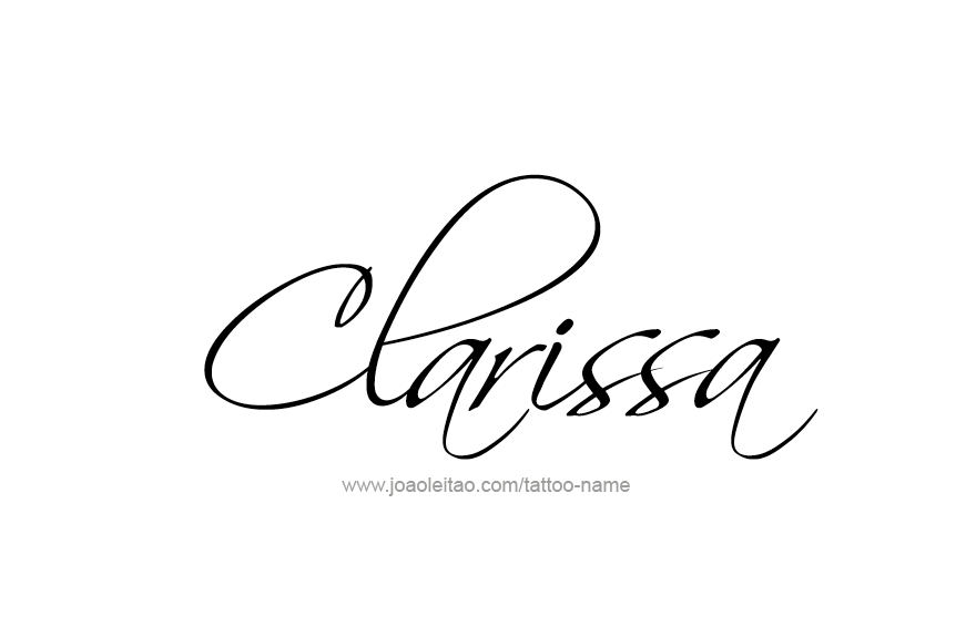 Tattoo Design Name Clarissa   