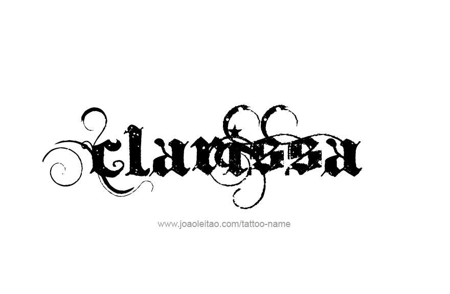 Tattoo Design Name Clarissa   