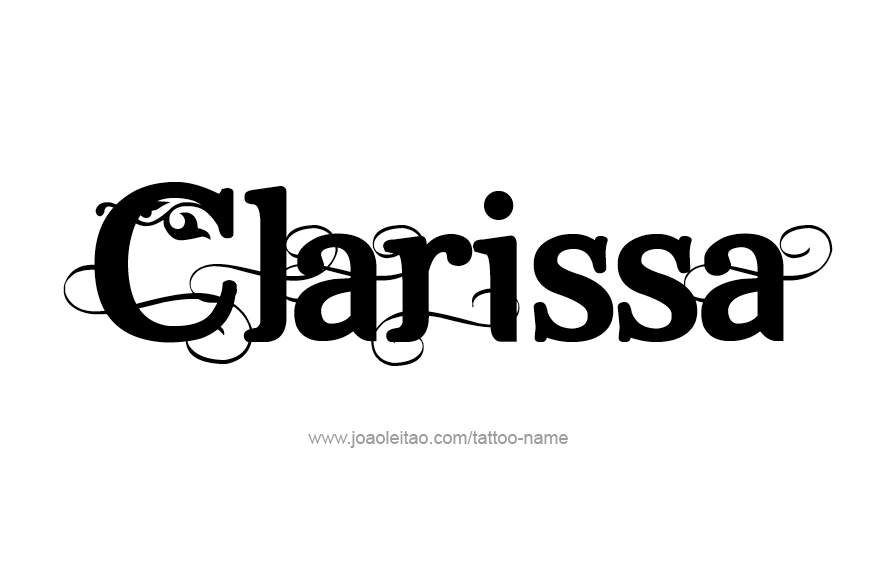 Tattoo Design Name Clarissa   