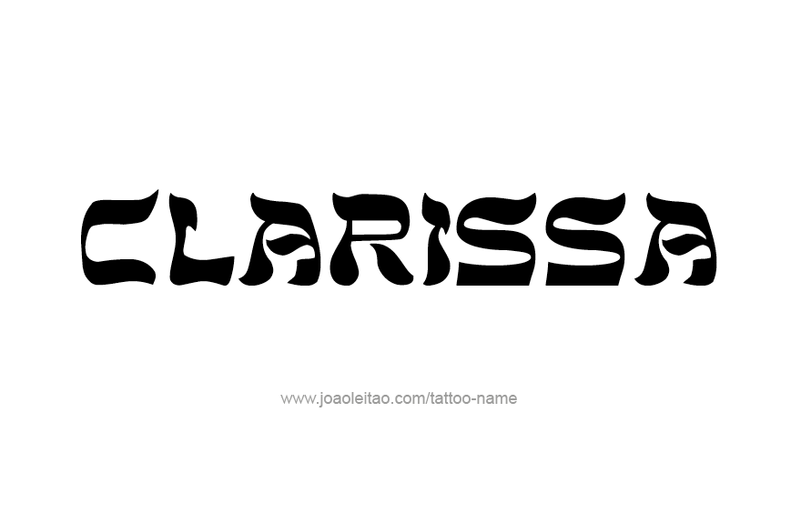 Tattoo Design Name Clarissa   