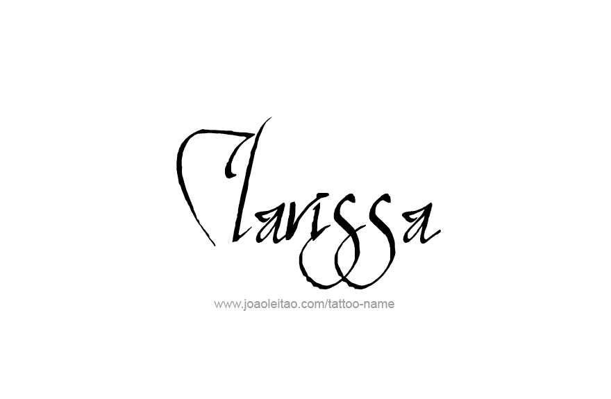 Tattoo Design Name Clarissa   