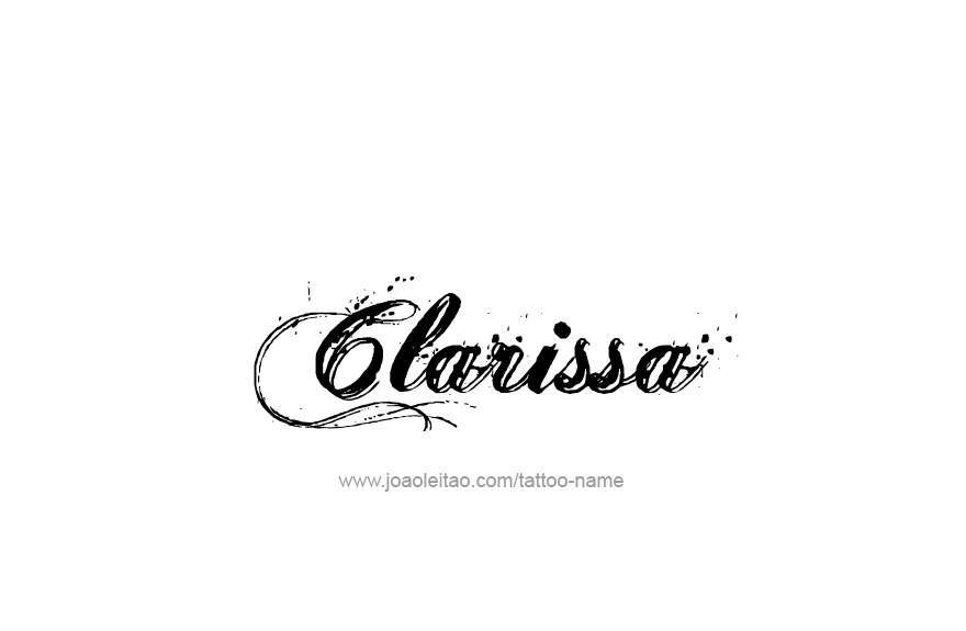 Tattoo Design Name Clarissa   