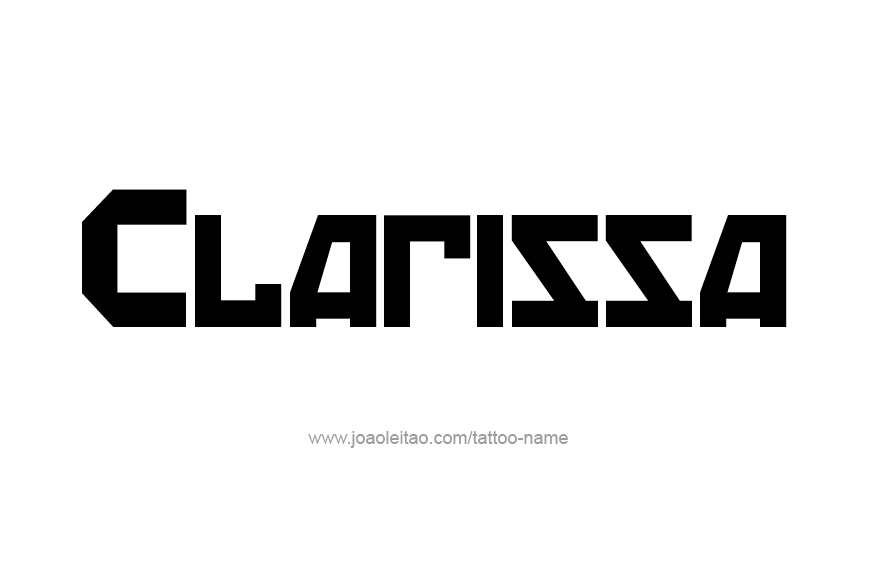 Tattoo Design Name Clarissa   