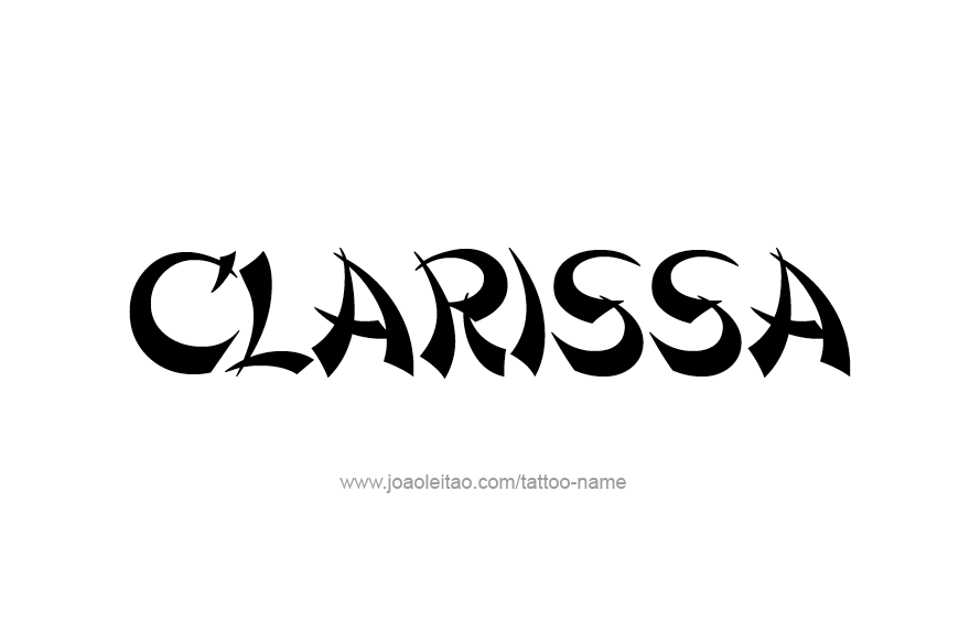 Tattoo Design Name Clarissa   