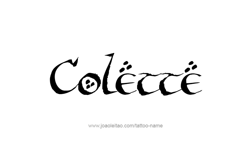 Tattoo Design Name Colette   