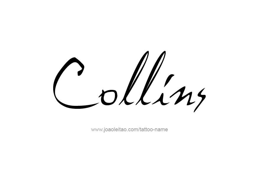 Tattoo Design Name Collins   