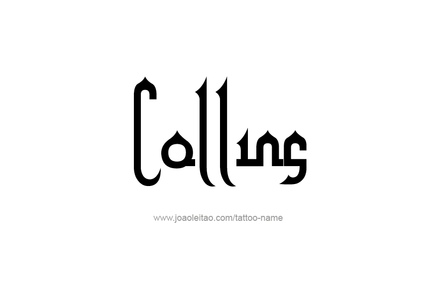 Tattoo Design Name Collins   