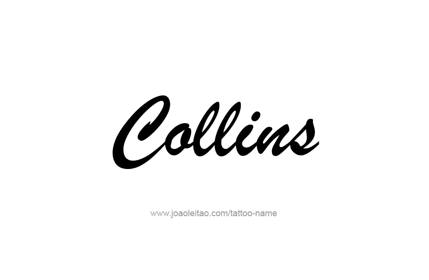 Tattoo Design Name Collins   