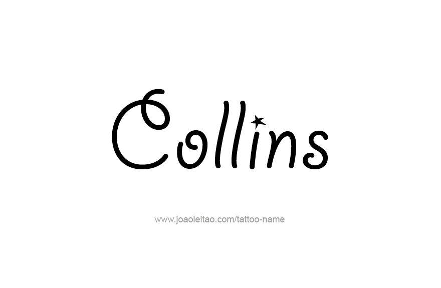 Tattoo Design Name Collins   