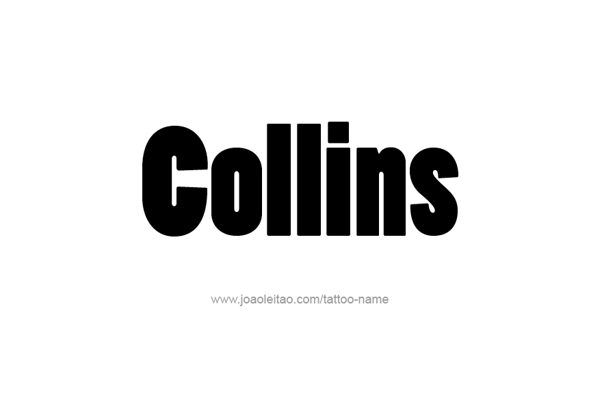 Tattoo Design Name Collins   