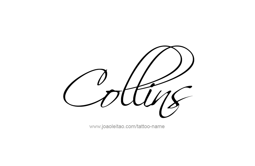 Tattoo Design Name Collins   