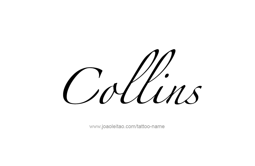 Tattoo Design Name Collins   