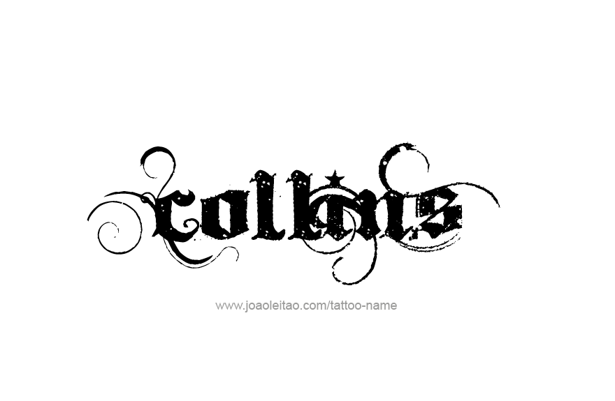 Tattoo Design Name Collins   