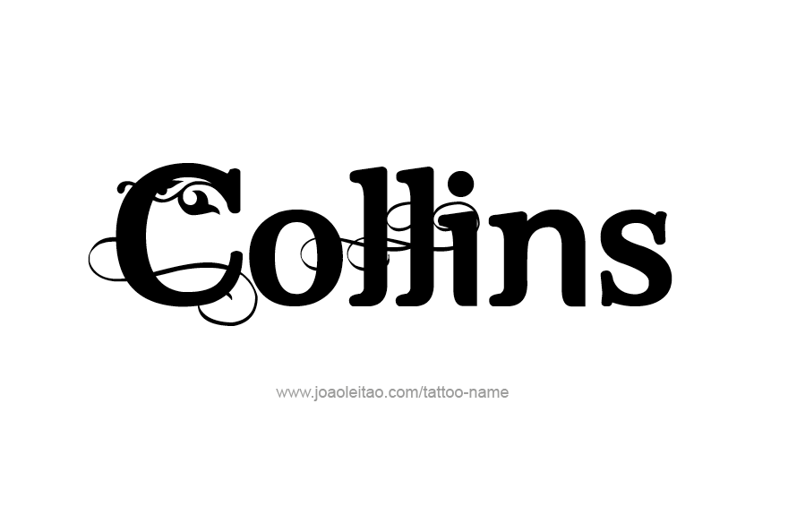 Tattoo Design Name Collins   