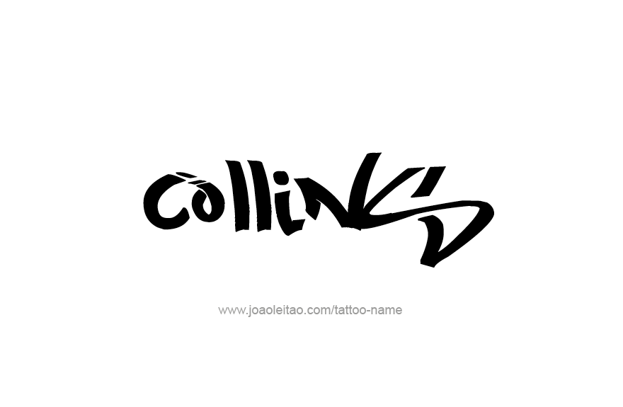 Tattoo Design Name Collins   