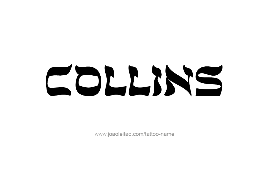 Tattoo Design Name Collins   