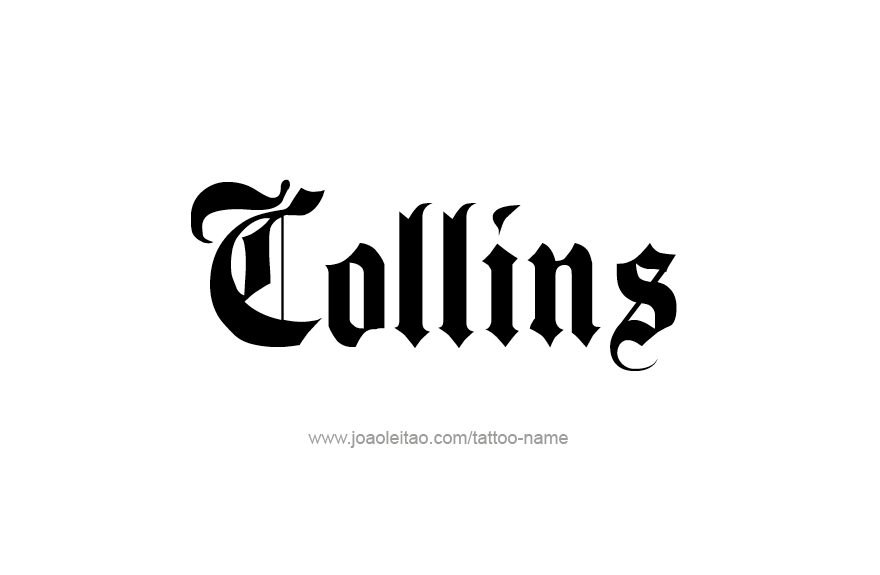 Tattoo Design Name Collins   