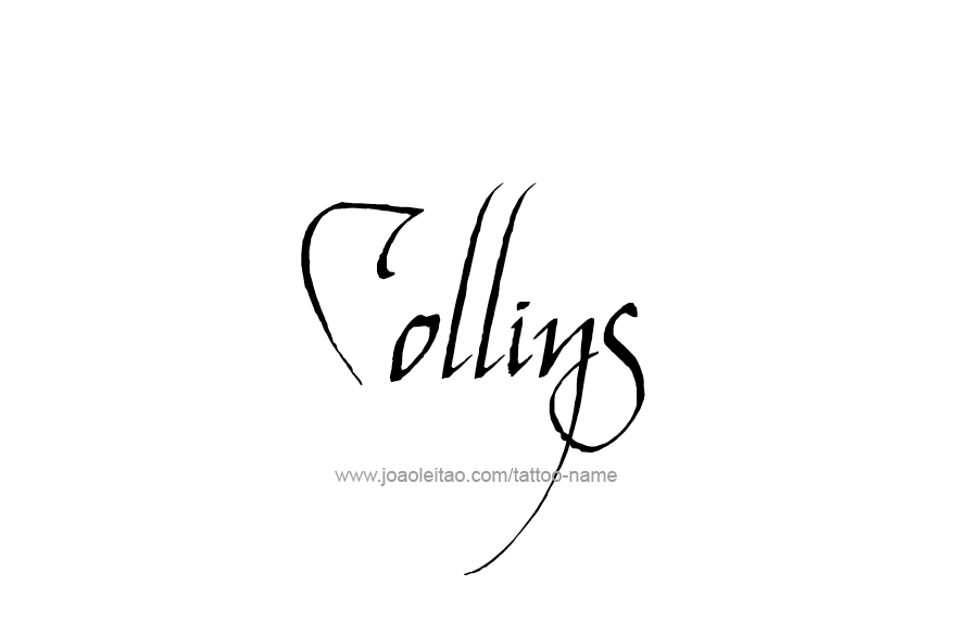 Tattoo Design Name Collins   