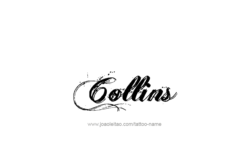 Tattoo Design Name Collins   