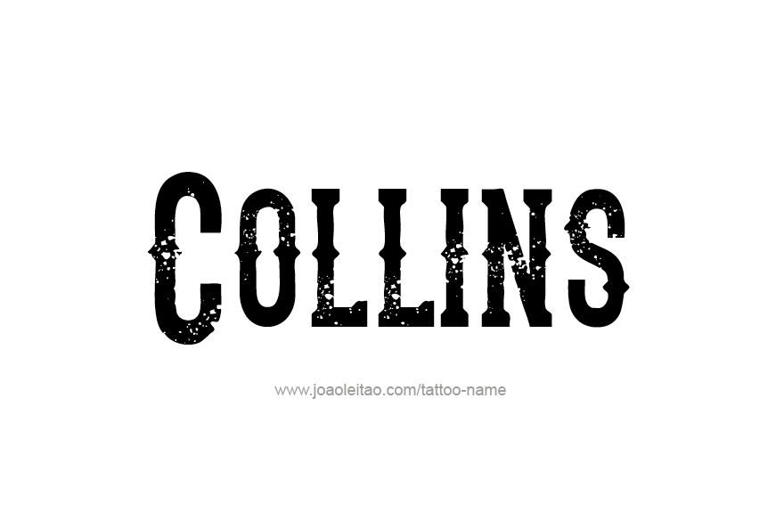 Tattoo Design Name Collins   