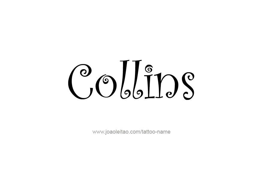 Tattoo Design Name Collins   