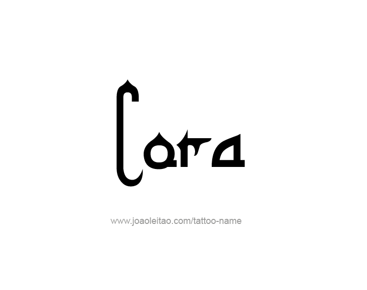 Tattoo Design Name Cora   