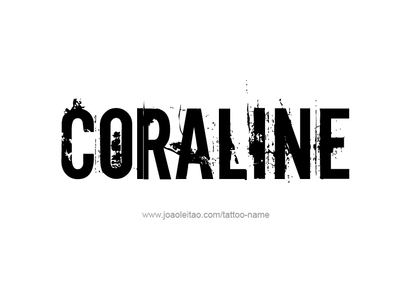 Tattoo Design Name Coraline   