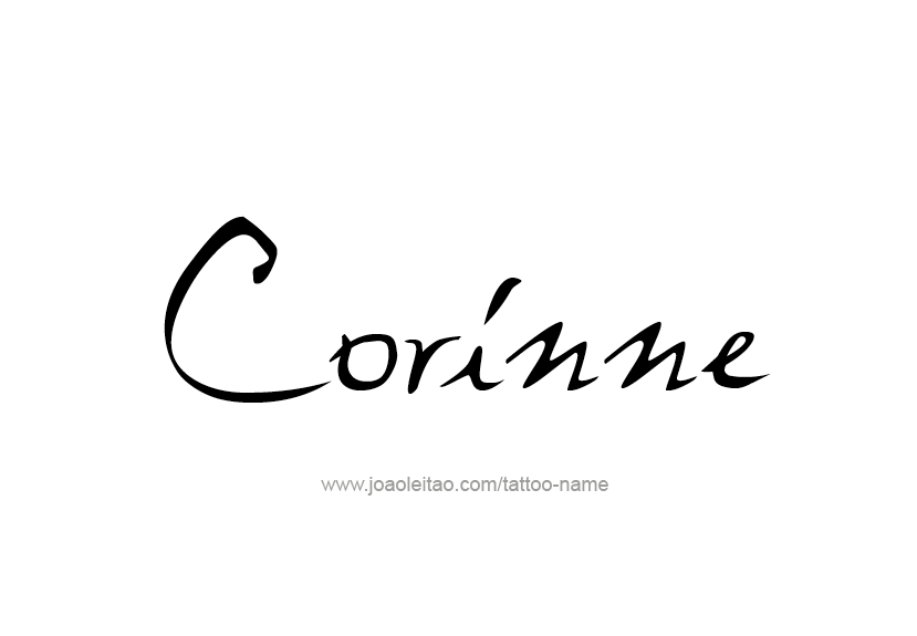 Tattoo Design Name Corinne   