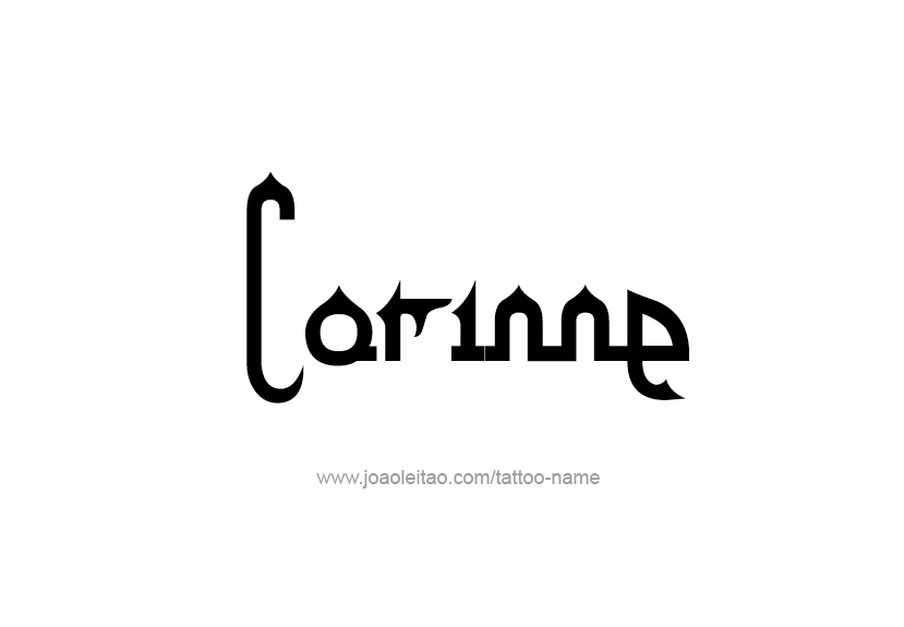 Tattoo Design Name Corinne   