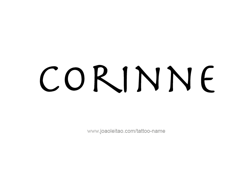 Tattoo Design Name Corinne   