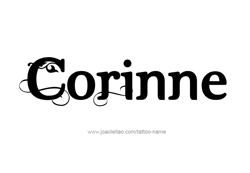 Tattoo Design Name Corinne   