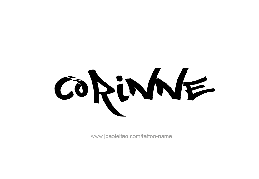 Tattoo Design Name Corinne   