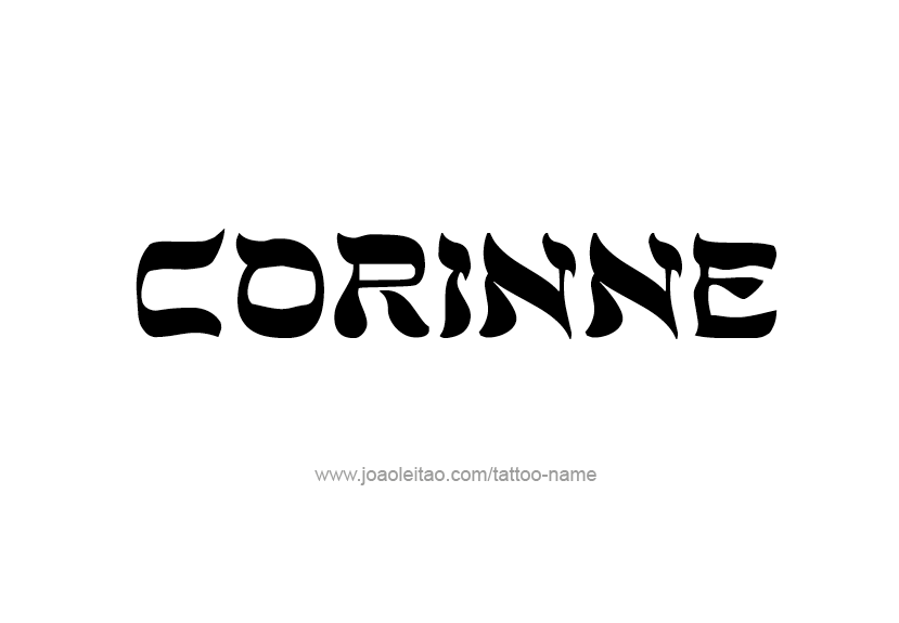 Tattoo Design Name Corinne   