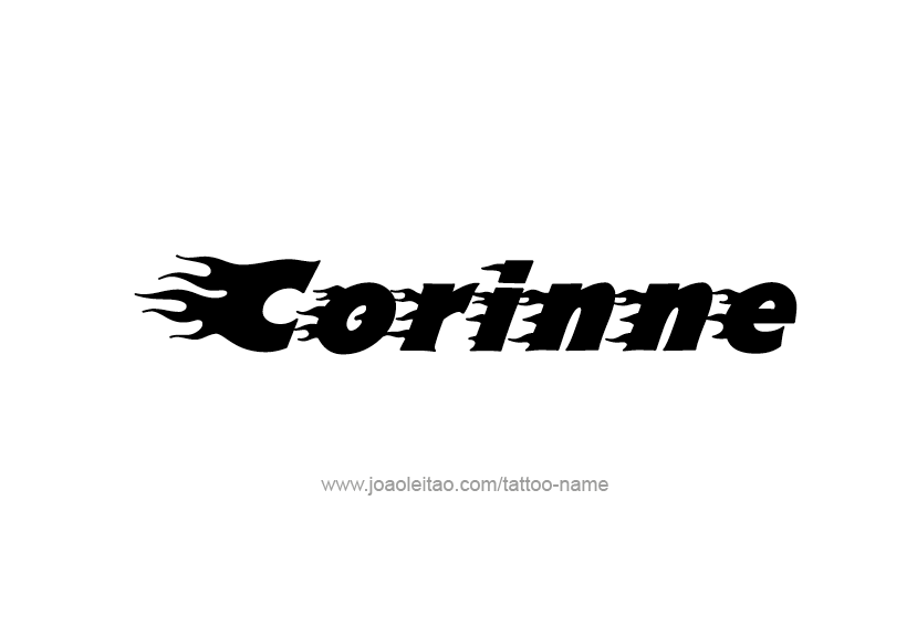 Tattoo Design Name Corinne   