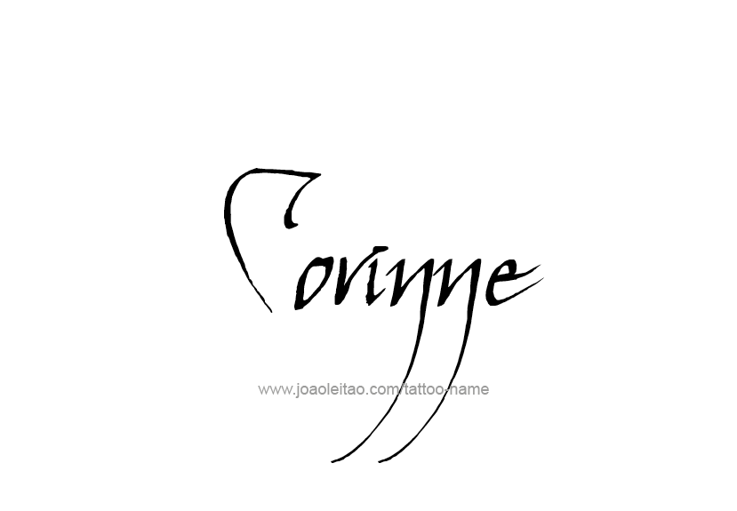 Tattoo Design Name Corinne   