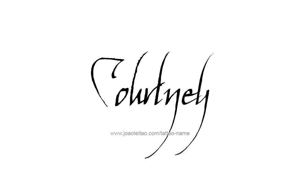 Tattoo Design Name Courtney   