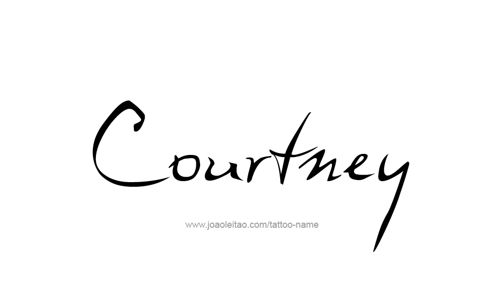 Tattoo Design Name Courtney   