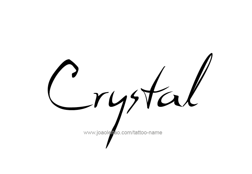 Tattoo Design Name Crystal   