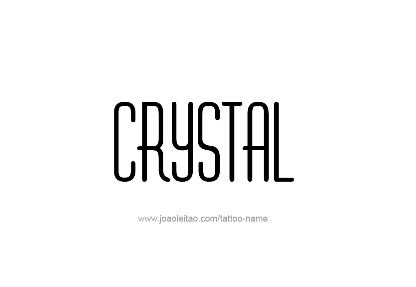 Tattoo Design Name Crystal   