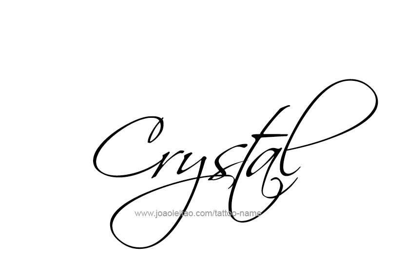 Tattoo Design Name Crystal   