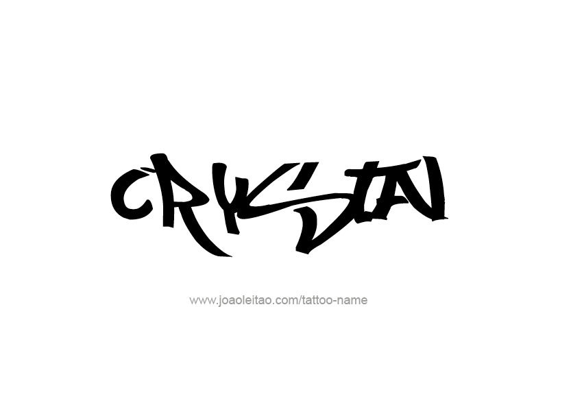 Tattoo Design Name Crystal   