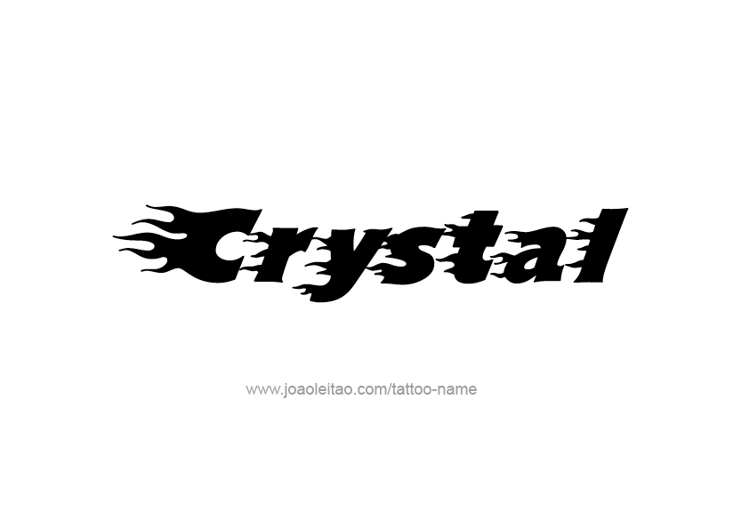 Tattoo Design Name Crystal   