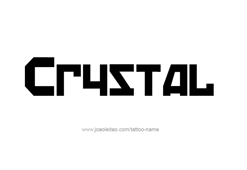 Tattoo Design Name Crystal   