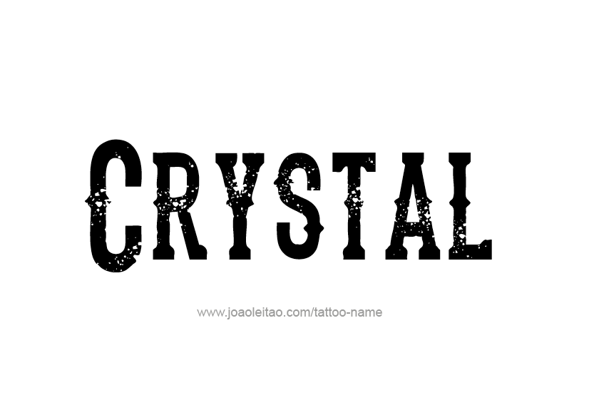 Tattoo Design Name Crystal   