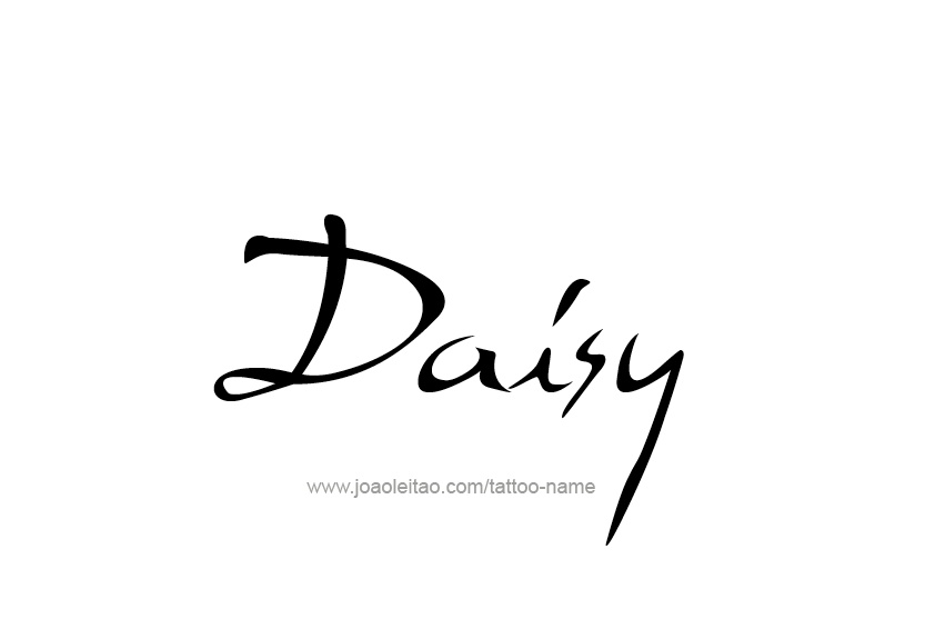 Tattoo Design Name Daisy   