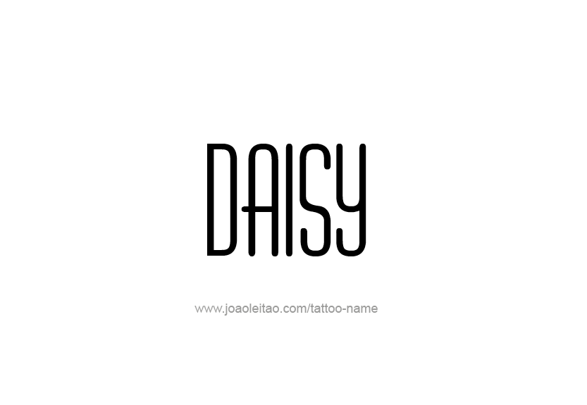 Tattoo Design Name Daisy   