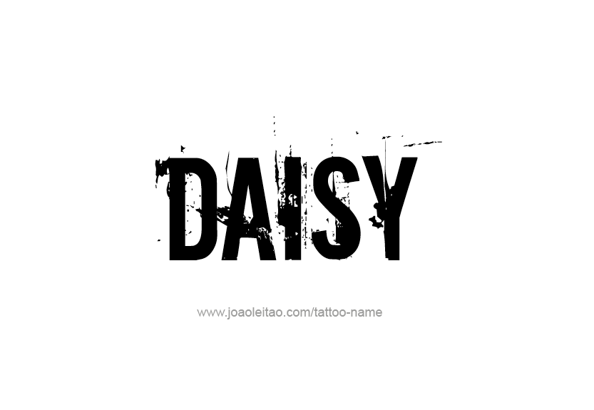 Tattoo Design Name Daisy   