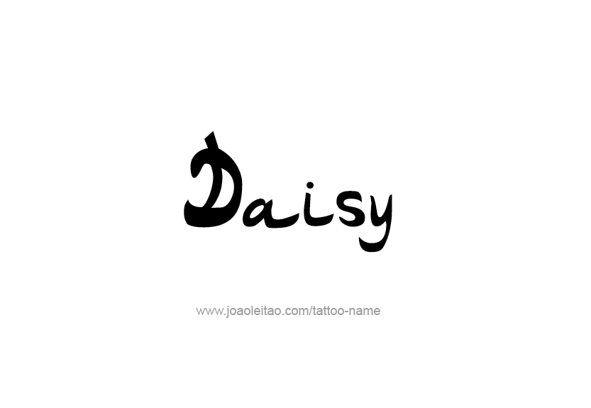 Tattoo Design Name Daisy   